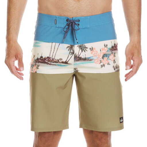 【送料無料】 クイックシルバー メンズ ハーフパンツ・ショーツ 水着 Surfsilk Panel 20 Board Short - Men's Niagara 【送料無料】 クイックシルバー メンズ ハーフパンツ・ショーツ 水着 Surfsilk Panel 20 Board Short - Men's Niagara