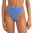 【送料無料】 リズム レディース ボトムスのみ 水着 Isla Rib Hi Banded Bikini Bottom - Women's Cornflower