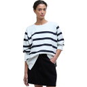 【送料無料】 バブアー レディース Tシャツ トップス Delaney Sweatshirt - Women's Cloud Stripe