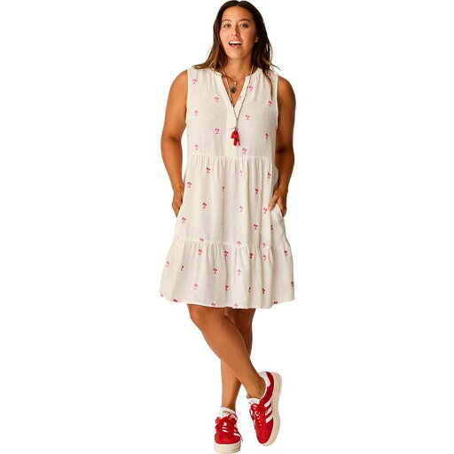 【送料無料】 カーブデザイン レディース ワンピース トップス Nellie Linen Dress - Women's Palm Embroidered 【送料無料】 カーブデザイン レディース ワンピース トップス Nellie Linen Dress - Women's Palm Embroidered