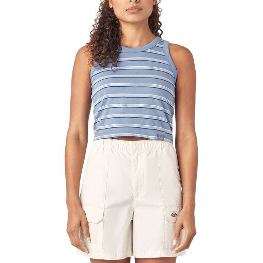 【送料無料】 ディッキーズ レディース Tシャツ トップス Tank Top - Women's Navy Stripe 【送料無料】 ディッキーズ レディース Tシャツ トップス Tank Top - Women's Navy Stripe