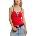 【送料無料】 フリーピープル レディース タンクトップ トップス All Star Sweater Tank - Women's Atlas Red Combo