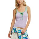 【送料無料】 フリーピープル レディース タンクトップ トップス All Star Sweater Tank - Women's Lilac Lily Comb...