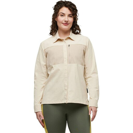 【送料無料】 コートパクシー レディース Tシャツ トップス Sumaco Long-Sleeve Shirt - Women's Cream and Oatmeal 【送料無料】 コートパクシー レディース Tシャツ トップス Sumaco Long-Sleeve Shirt - Women's Cream and Oatmeal