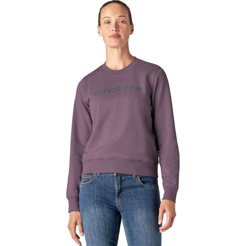 ディッキーズ レディース アウター ジャケット・ブルゾン フリース Dickies Heavyweight Wordmark Crew Fleece - Women's Grapeade