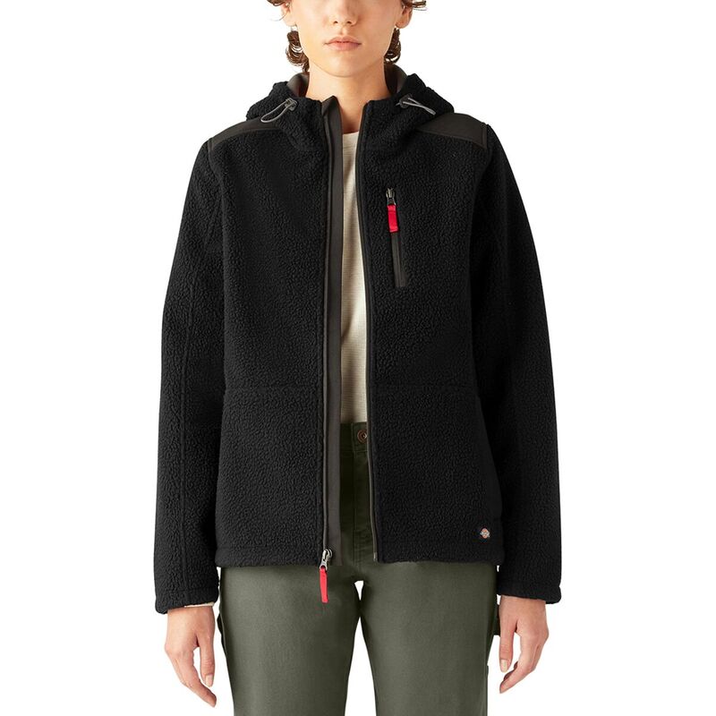 ディッキーズ レディース アウター ジャケット・ブルゾン パーカー Dickies Windproof Full Zip Hoodie - Women's Black ブラック
