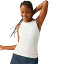 【送料無料】 ビヨンドヨガ レディース Tシャツ トップス Featherweight Your Fit Shirred Tank Top - Women's Cloud White(4)