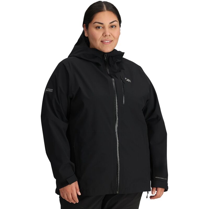 アウトドアリサーチ レディース アウター ジャケット・ブルゾン プラスサイズ ジャケット Outdoor Research Aspire 3L Jacket - Plus - Women's Black ブラック