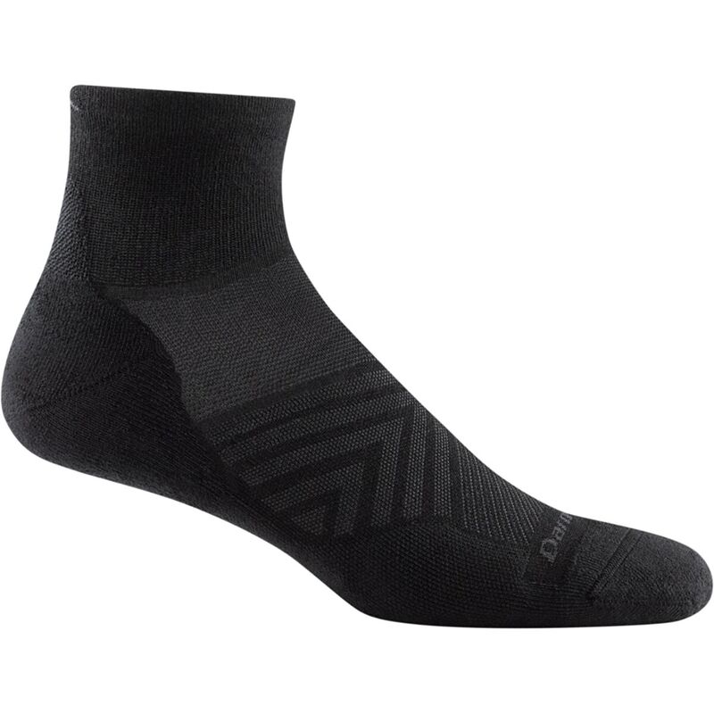 �����󥿥� ��ǥ����� ������������� ���� Darn Tough Run 1/4 Ultra-Lightweight Sock Black �֥�å�