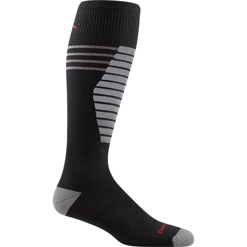 【送料無料】 ダーンタフ メンズ 靴下 アンダーウェア Edge Thermolite OTC Midweight Cushion Padded Shin Sock Black(4)