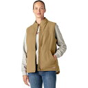 【送料無料】 ディッキーズ レディース ベスト トップス Sherpa Duck Vest - Women's Rinsed Nubuck