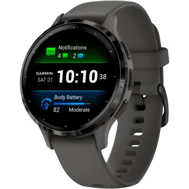 ガーミン メンズ アクセサリー 腕時計 Garmin Venu 3S Black Sesame/Slate ブラック