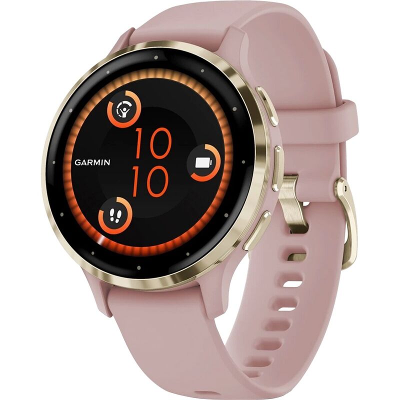 ガーミン メンズ アクセサリー 腕時計 Garmin Venu 3S Pink Dawn/Peach Gold ピンク