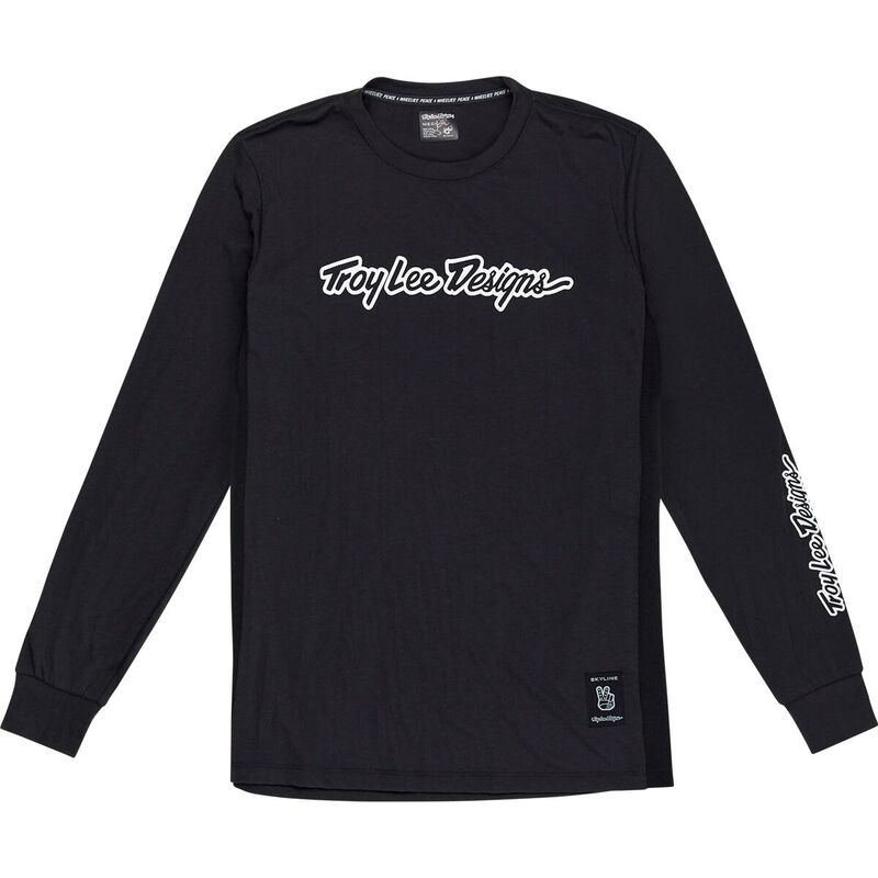 【送料無料】 トロイリーデザイン メンズ Tシャツ トップス Skyline Long-Sleeve Ride T-Shirt - Men's Signature Black
