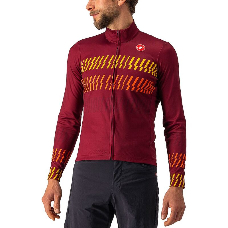【送料無料】 カステリ メンズ Tシャツ トップス Unlimited Thermal Jersey - Men's Bordeaux/Goldenrod/Orange