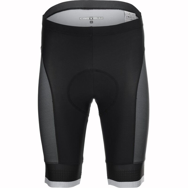 カステリ メンズ ボトムス ハーフパンツ・ショーツ Castelli Competizione 2 Limited Edition Short - Men's Black/Silver Gray/Fiery Red ブラック