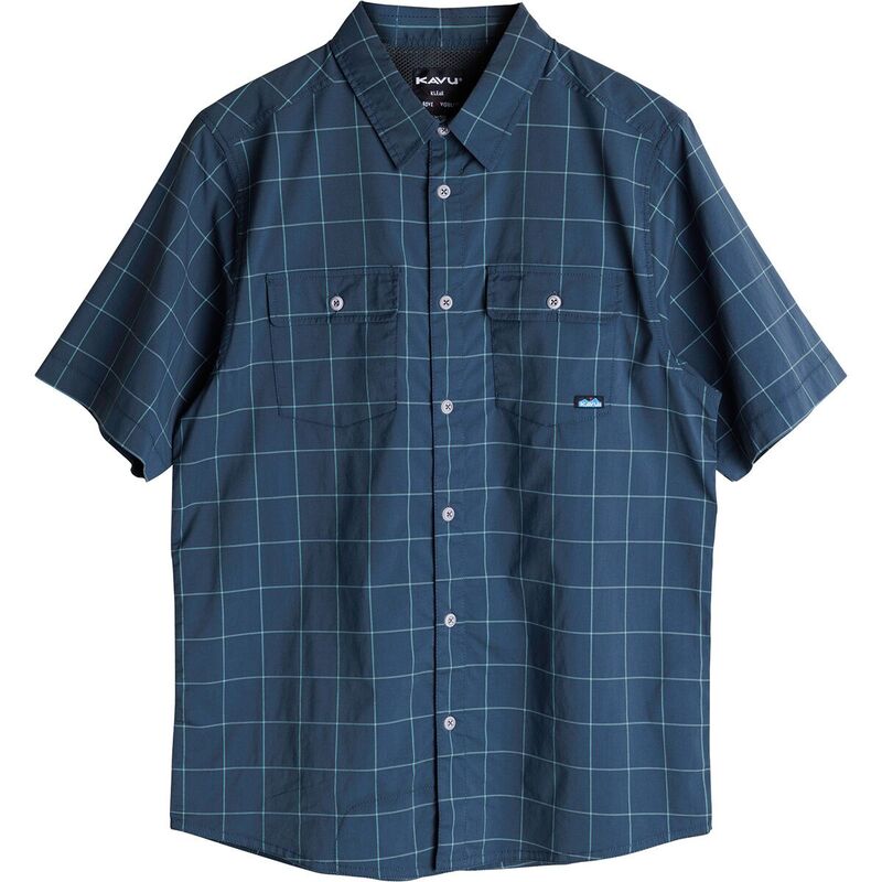 カブー メンズ トップス シャツ Orion Blue KAVU Shore Is Fun Shirt - Men's