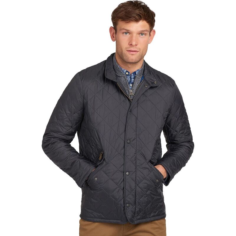 バブアー メンズ アウター ジャケット・ブルゾン キルティング チェルシー ジャケット Barbour Flyweight Chelsea Quilted Jacket - Men's Navy ネイビー