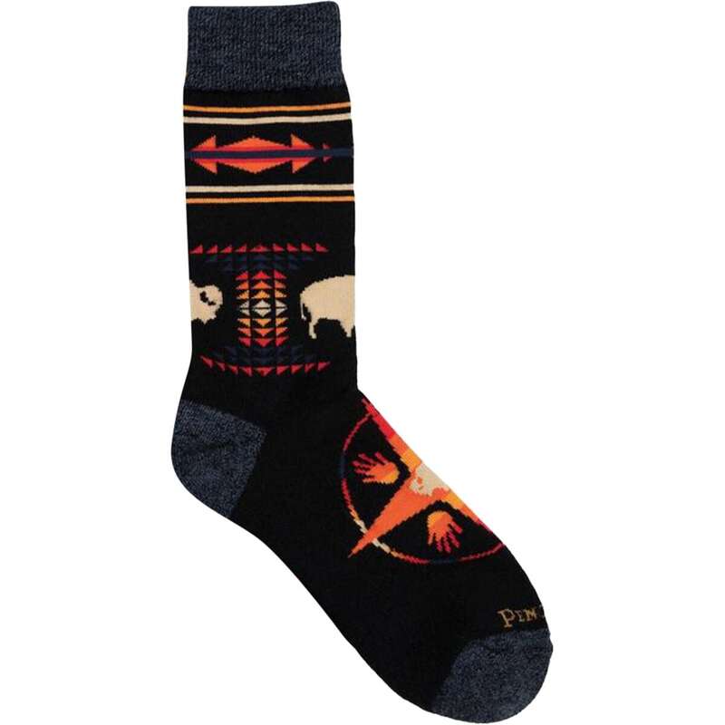 ペンドルトン メンズ アンダーウェア 靴下 Pendleton Camp Sock Big Medicine/Black ブラック