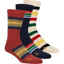【送料無料】 ペンドルトン メンズ 靴下 アンダーウェア Np Gl Crl Zi Crew Sock - 3-Pack Spec. Asst.