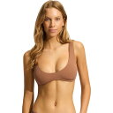 【送料無料】 シーフォリー レディース トップのみ 水着 Multi Fit Longline Top - Women's Bronze