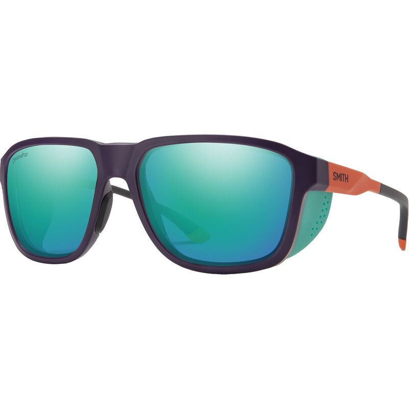 【送料無料】 スミス メンズ サングラス・アイウェア アクセサリー Embark ChromaPop Polarized Sunglasses Purple/Cinder/Hi Viz/ChromaPop Polarized Opal Mirror