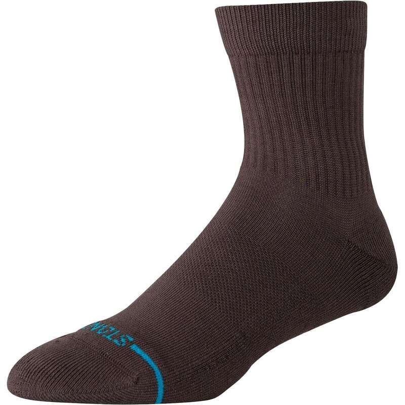 【送料無料】 スタンス メンズ 靴下 アンダーウェア Icon Quarter Sock Dark Brown