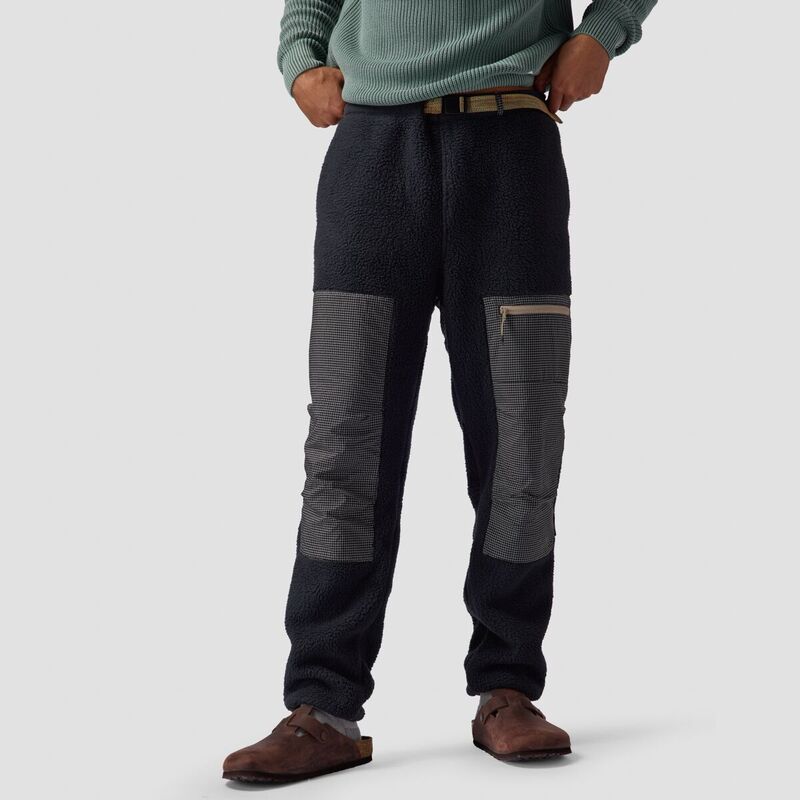 バックカントリー メンズ ボトムス カジュアルパンツ フリース Backcountry Wander Pile-Fleece Pant - Men's Black ブラック