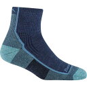 【送料無料】 ダーンタフ レディース 靴下 アンダーウェア Hiker 1/4 Cushion Sock - Women's Blue Jay(4)