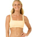 【送料無料】 リップカール レディース トップのみ 水着 La Joya D-Cup Crop Bikini Top - Women's Mango