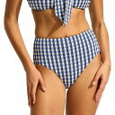 【送料無料】 シーフォリー レディース ボトムスのみ 水着 High Waisted Bikini Bottom - Women's Ultramarine
