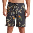 【送料無料】 ローアク メンズ ハーフパンツ・ショーツ 水着 Passage Boardshort - Men's Gum Tree Charcoal