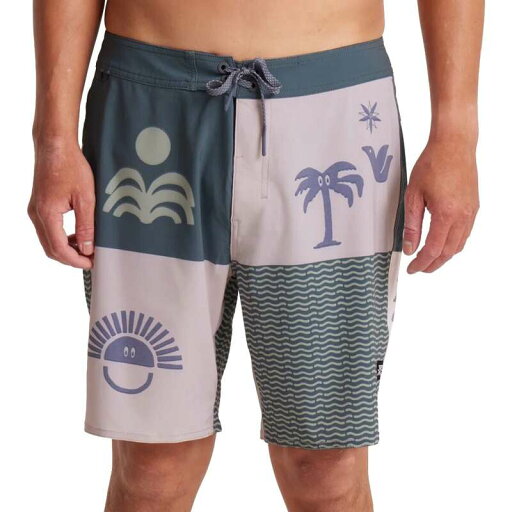 【送料無料】 ローアク メンズ ハーフパンツ・ショーツ 水着 Passage Boardshort - Men's Multi Color