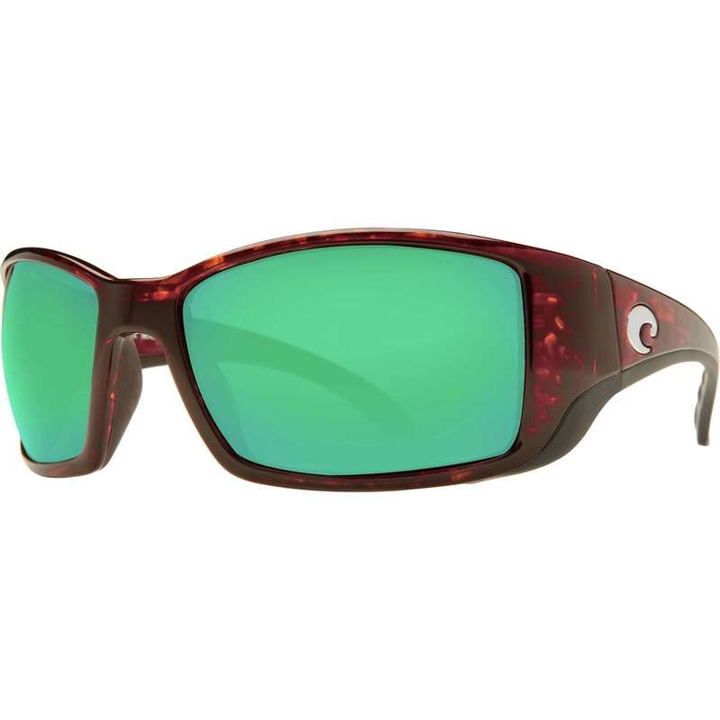 【送料無料】 コスタ メンズ サングラス・アイウェア アクセサリー Blackfin 580P Polarized Sunglasses - Men's Tortoise/Green Mirror 580P