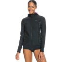 【送料無料】 ロキシー レディース 上下セット 水着 1.0 Swell Series Jacket Zip Qlock - Women's Black