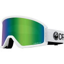 【送料無料】 ドラゴン メンズ サングラス・アイウェア アクセサリー DX3 Goggles White/Lumalens Greenion