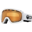 【送料無料】 ドラゴン メンズ サングラス・アイウェア アクセサリー D2 Ski Goggles White/Luma Lens Amber