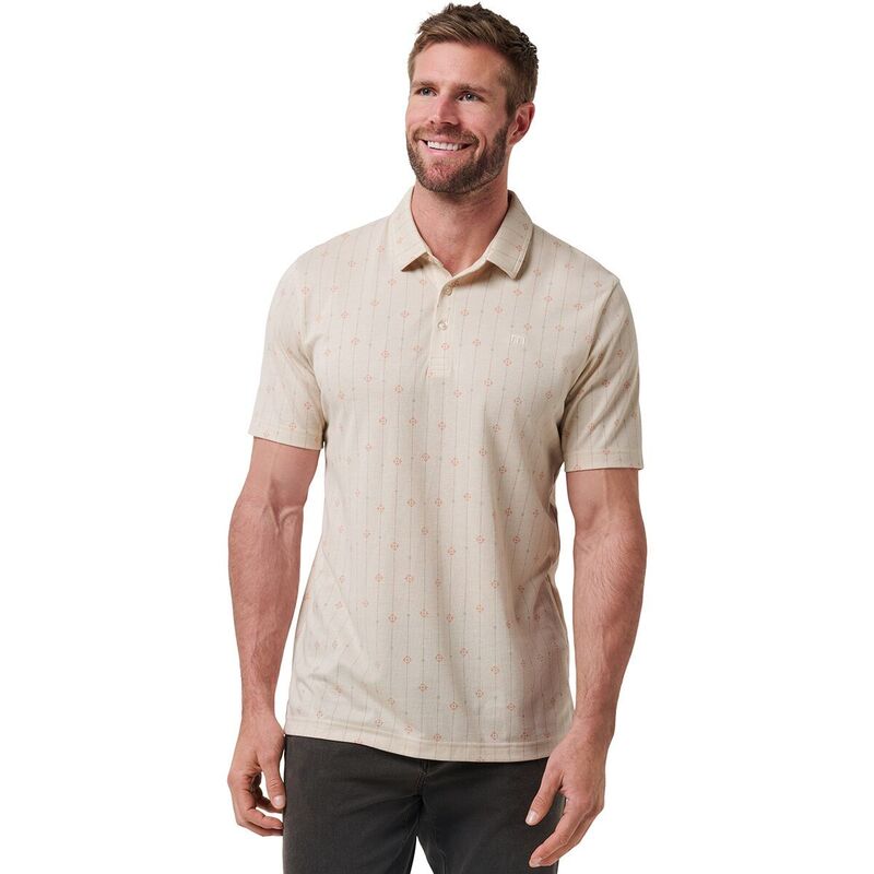 【送料無料】 トラビスマヒュー メンズ ポロシャツ トップス Deco Polo - Men's Moonbeam
