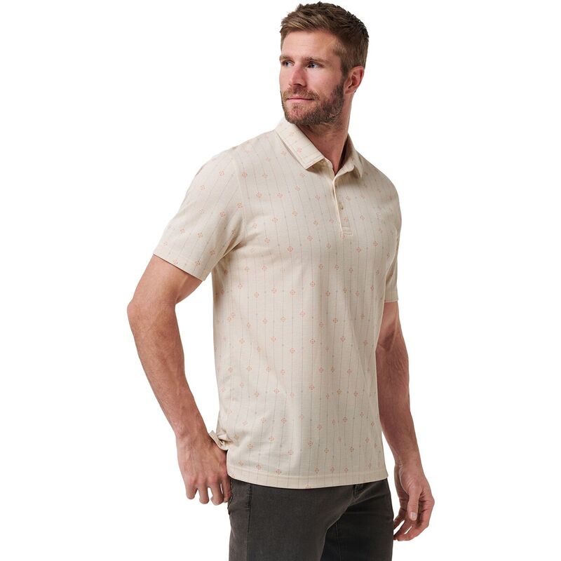 【送料無料】 トラビスマヒュー メンズ ポロシャツ トップス Deco Polo - Men's Moonbeam
