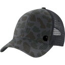 【送料無料】 カーハート メンズ 帽子 アクセサリー Canvas Mesh-Back Camo Cap Shadow Signature Camo