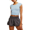 【送料無料】 フリーピープル レディース Tシャツ トップス Tempo Ribbed Baby T-Shirt - Women's High Dive