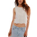 【送料無料】 フリーピープル レディース タンクトップ トップス Faded Gardens Tank Top - Women's White