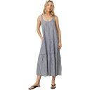 【送料無料】 マリーン レイヤー レディース ワンピース トップス Easy Scoop Seersucker Maxi Dress - Women's Nav...