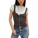 【送料無料】 フリーピープル レディース タンクトップ トップス End Game Pointelle Tank Top - Women's Volcanic Glass(4)