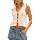 【送料無料】 フリーピープル レディース タンクトップ トップス Sicily Sweater Shell - Women's Ivory Combo