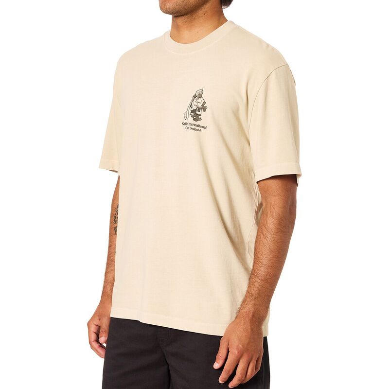 【送料無料】 ケイティン メンズ Tシャツ トップス Forecast Relaxed T-Shirt - Men's Blue Pigment Dye