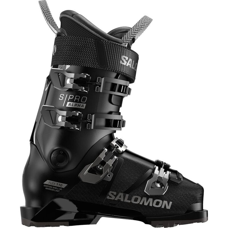 【送料無料】 サロモン メンズ ブーツ・レインブーツ シューズ S/Pro Alpha 110 Ski Boot - 2023 Black/Titanium Metal