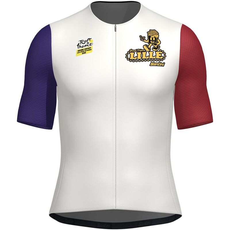 サンティーニ メンズ トップス Tシャツ ジャージー Santini Tdf Grand Depart Lille Jersey - Men's Print