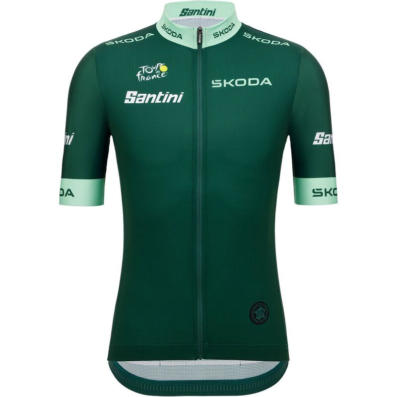 サンティーニ メンズ トップス Tシャツ ジャージー Santini Tour de France Fan Line Green Jersey - Men's Verde グリーン