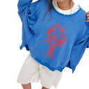 【送料無料】 フリーピープル レディース パーカー・スウェット アウター Graphic Camden Sweatshirt - Women's Lobster...